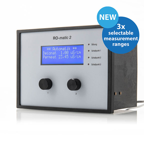 New control system for reverse osmosis systems